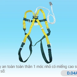 Dây an toàn toàn thân 1 móc nhỏ có miếng cao su D04A