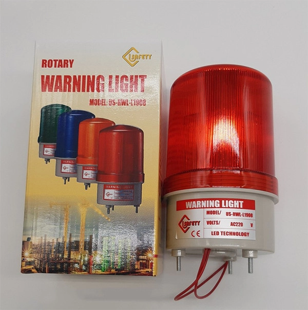 Đèn quay điện – đỏ – 24v usafety
