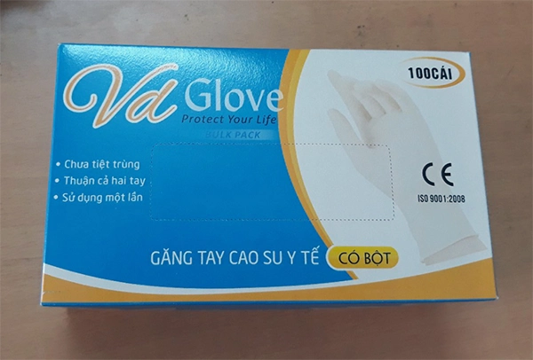 Găng tay cao su y tế VD glove