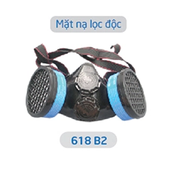 Mặt nạ lọc độc B 2 phin – 618B2