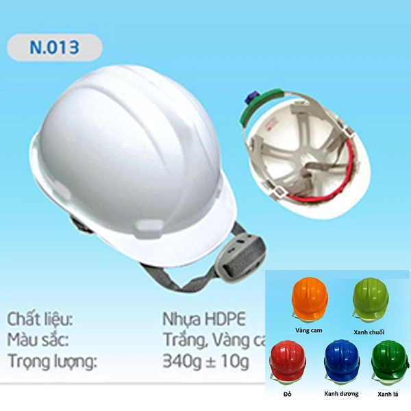 Nón bảo hộ lao động N013