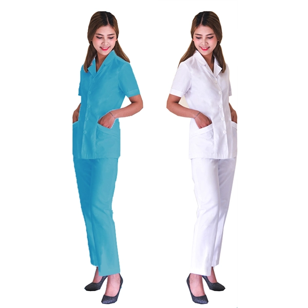 Quần áo blouse ngắn tay Nữ có sẵn